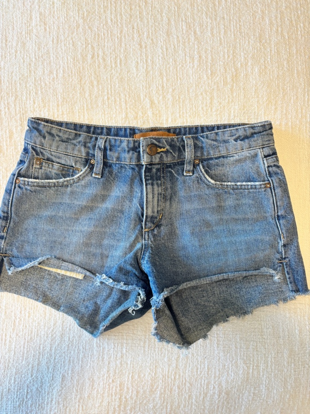 Joe’s Jeans Denim Cutoff Shorts - Blue Distressed Womens Shorts